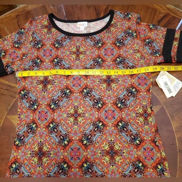LuLaRoe Julia Simply Comfortable Bodycon Floral Colorful Dress Size L - Picture 6 of 12